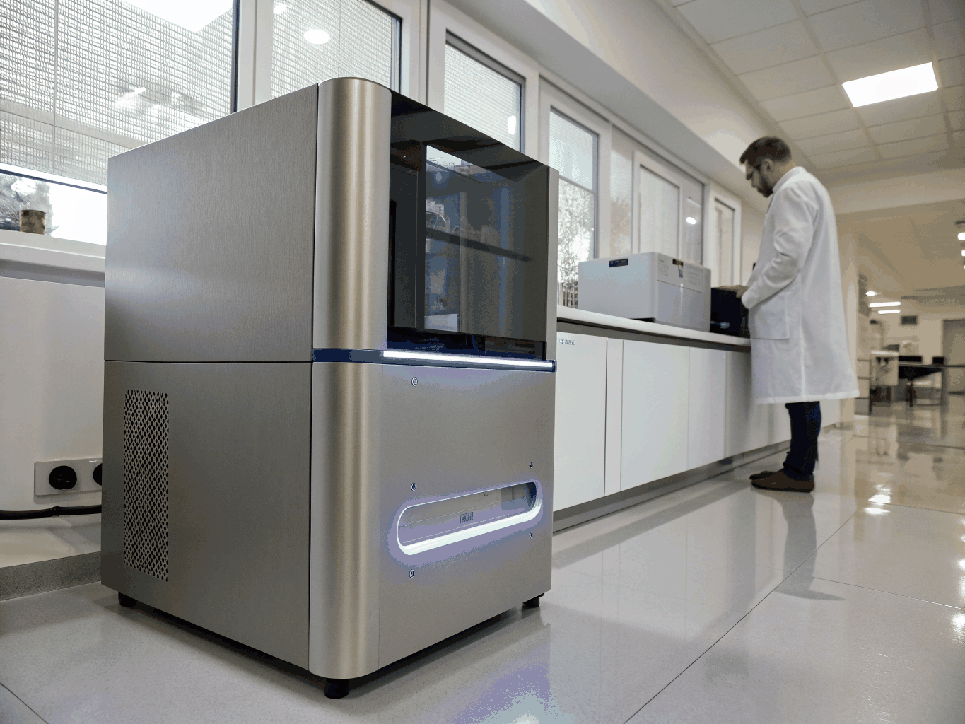 Advanced laboratory diagnostic equipment for executive health screening